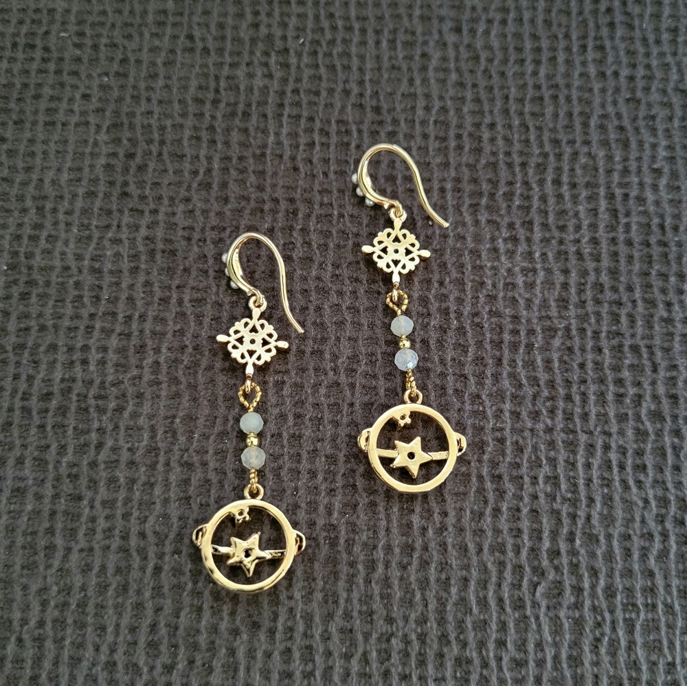 La Meno Saturn🪐 Dream😴 Earrings - Picture 3 of 14